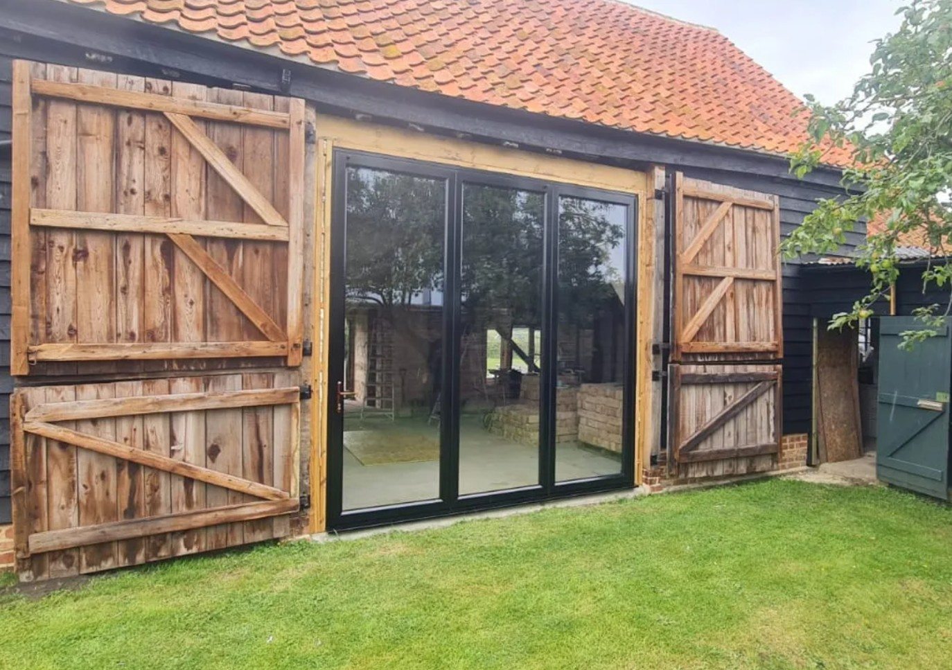 Aluminium Bifold Door installed in Kesgrave